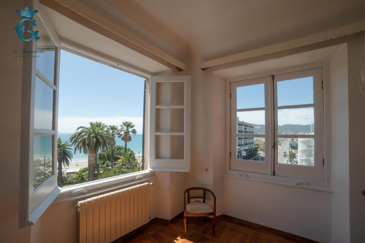 La Spagnuola - Villa Cinquecentesca Sul Mare Con Parco Privato Савона Экстерьер фото